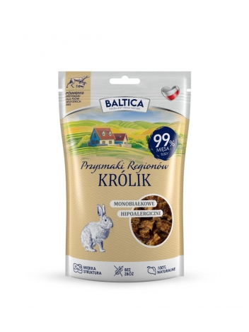 Baltica Smaki Regionów Półmiękkie przysmaki z królika 80g