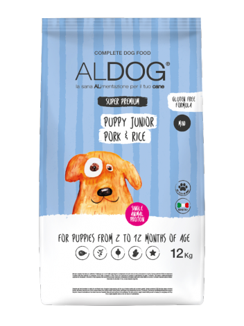 Aldog Puppy Junior Mini Pork & Rice 12kg