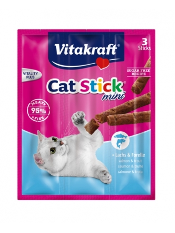 Vitakraft Cat-Stick Mini - Łosoś & Pstrąg
