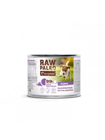 Raw Paleo Puppy Duoprotein Duck & Wild Boar 200g