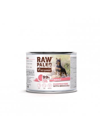 Raw Paleo Dog Adult Duoprotein Pork & Lamb 200g