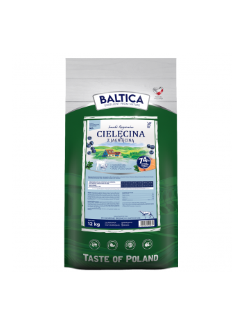 Baltica Smaki Regionów Cielęcina z jagnięciną M/L 12kg