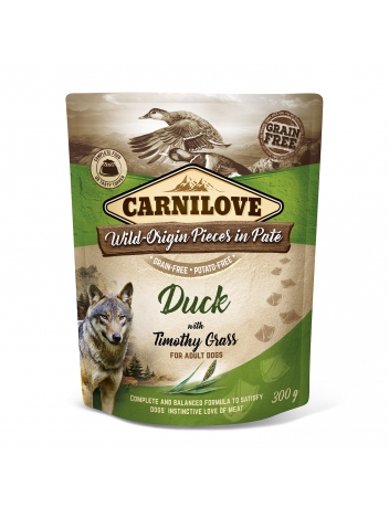 Carnilove Dog Duck & Timothy grass 300g