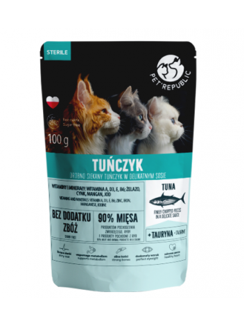 Pet Republic Tuńczyk dla kotów sterylizowanych 100g