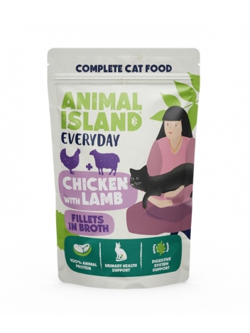 Animal Island Everyday Broth Chicken with Lamb 85g
