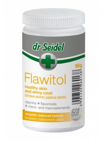 Flawitol zdrowa skóra i piękna sierść - 60 tabletek
