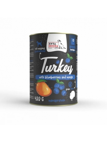 Syta Micha Indyk z jagodami i mango 400g