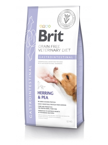 Brit Veterinary Diets Dog GF Gastrointestinal Herring & Pea 12kg