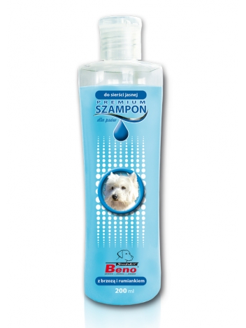 Super Beno Premium Szampon Jasna sierść 200ml