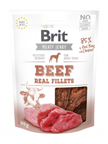 Brit Beef Real Fillets 80g