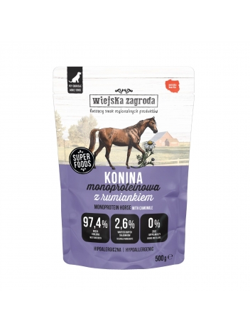 Wiejska Zagroda Monoproteinowa Konina  500g