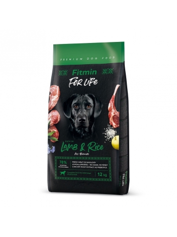 Fitmin For Life Adult Lamb&Rice 12kg