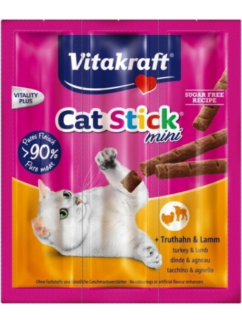 Vitakraft Cat-Stick Mini - indyk i baranina