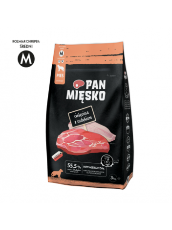 Pan Mięsko Cielęcina z indykiem M 3kg