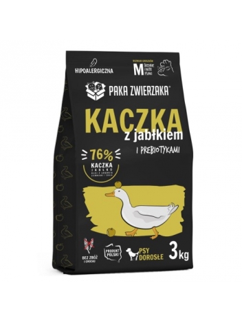 Paka Zwierzaka Kaczka z jabłkiem M 3kg