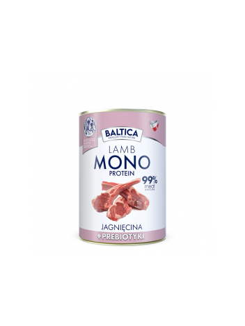 Baltica Mono Jagnięcina z prebiotykami 400g