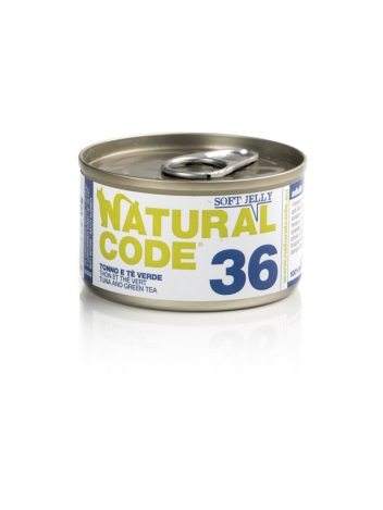 Natural Code Cat 36 Tuna and green tea 85g