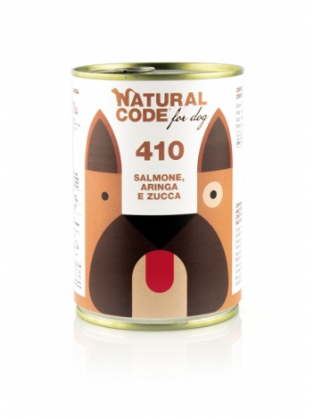 Natural Code DOG 410 salmon, herring and pumpkin 400g