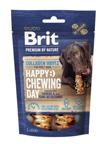 Brit Premium Dog Collagen Chews Waves 2szt.