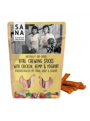 SANADog Chewing Sticks Chicken, Hemp, Yoghurt 150g