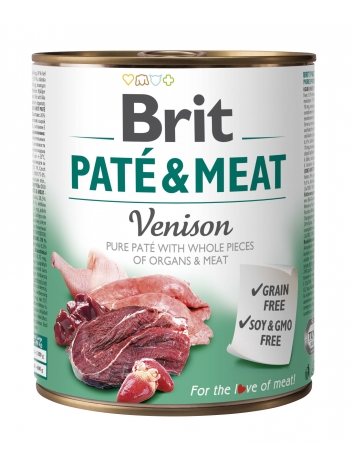 Brit Pate & Meat Venison 800g