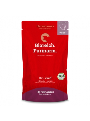 Herrmann’s Manufaktur Selection Sensitive Dog Bio Wołowina Purinarm 150g