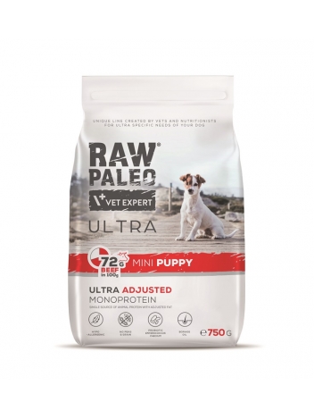 Raw Paleo Ultra Puppy Mini Beef 750g