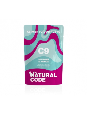 Natural Code Cat C9 Łosoś i śledź 70g