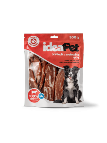 Filecik z wołowiną i rybą 500g