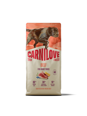 Carnilove Dog 12 kg True Fresh Adult  Beef