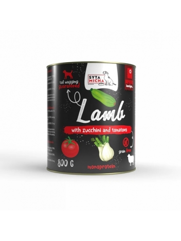 Syta Micha Jagnięcina z cukinią i pomidorami 800g