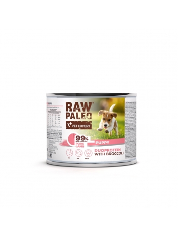 Raw Paleo Puppy Duoprotein Pork & Lamb 200g