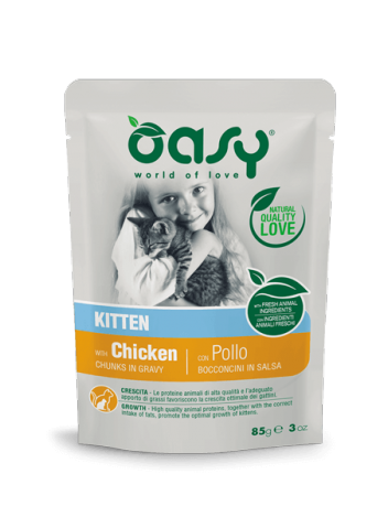 Oasy Kitten Chicken 85g