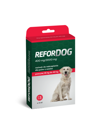 Refordog (dla psów ważących 25-40 kg) 3x4ml