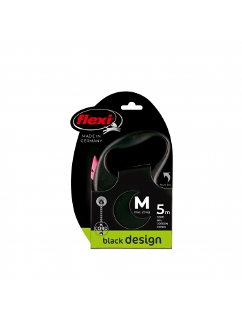 Flexi Black Design M 5m linka