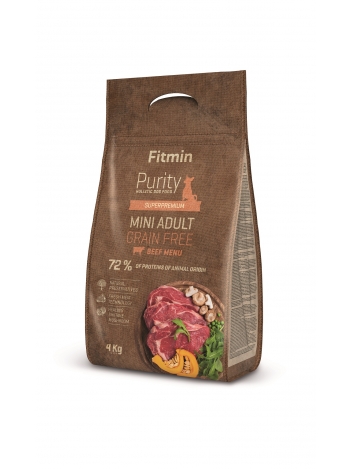 Fitmin Purity Dog Grain Free Adult Mini Beef 4kg