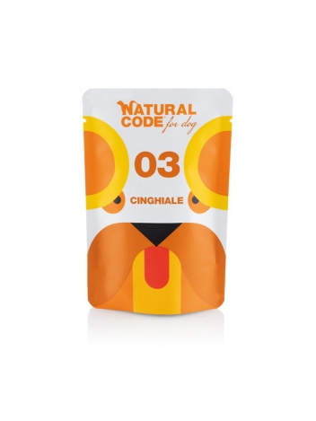 Natural Code DOG 03 Wild boar 100g