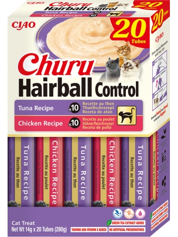 Inaba Cat Churu Hairball Variety 20x14 g