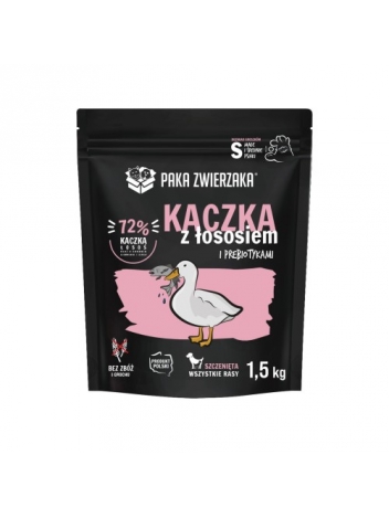 Paka Zwierzaka Puppy Kaczka z łososiem 1,5kg