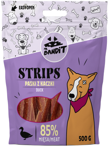 Mr. Bandit Strips Paski z kaczki 500g