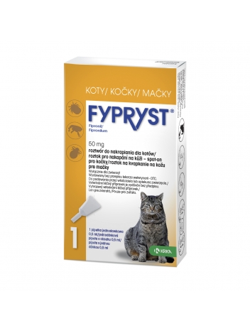 Fypryst roztwór do nakrapiania dla kotów