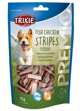 Premio Fish Chicken Stripes 75g
