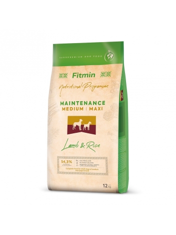 Fitmin Dog Medium/Maxi Lamb & Rice 12kg
