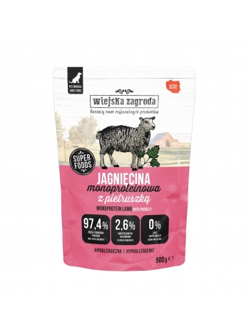 Wiejska Zagroda Monoproteinowa Jagnięcina 500g