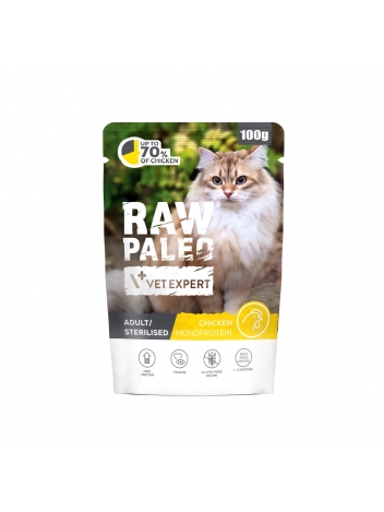 Raw Paleo Cat Adult/Sterilised Chicken 100g