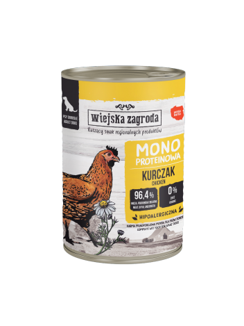 Wiejska Zagroda Mono Kurczak dla psa 400g