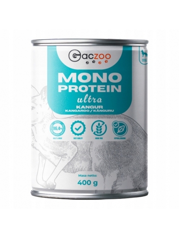 Gaczoo Mono Protein Ultra Light Kangur 400g