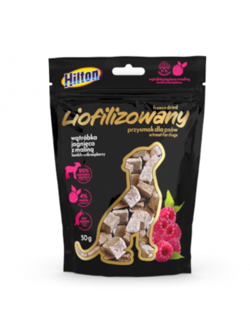 Hilton Liofilizowana wątróbka jagnięca z maliną 50g