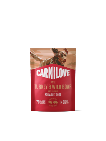 Carnilove Dog saszetka 300 g Indyk, dzik, dzika róża