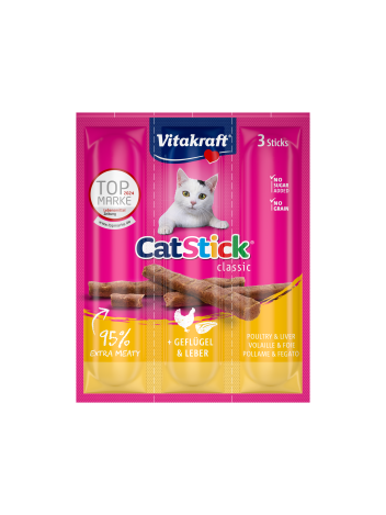 Vitakraft Cat-Stick Mini - kurczak z wątróbką